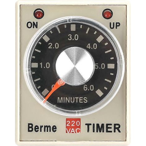 220VAC 6 Minuten Einschaltverzögerung Timer Zeitrelais AH3-3(6M)