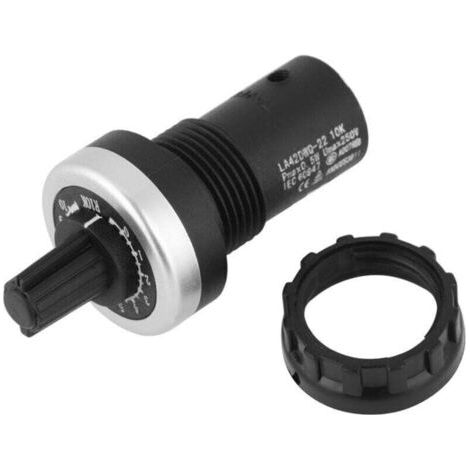 FENOPLASTICAVariateur de vitesse, Potentiomètre 10k VSD VFD à montage sur panneau pour inversion de variateur de vitesse (1/4)