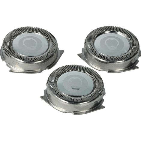vhbw Rasierklingen kompatibel mit Philips HQ916, HQ917, HQ914, HQ915, HQ918 Rasierer - Ersatzklingen, 3 Stück