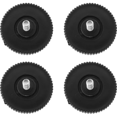 Lot de 4 patins de protection en caoutchouc à visser M10 pour table, chaise, canapé, fauteuil. (1/5)