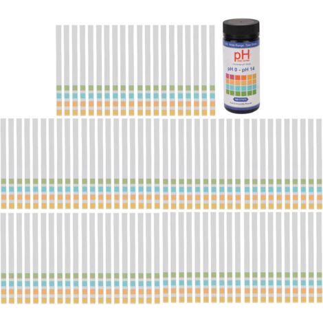 100 PH Test Strips - Fast and Accurate Results for Saliva, Urine and Fluids - Easy to Use (1/5)
