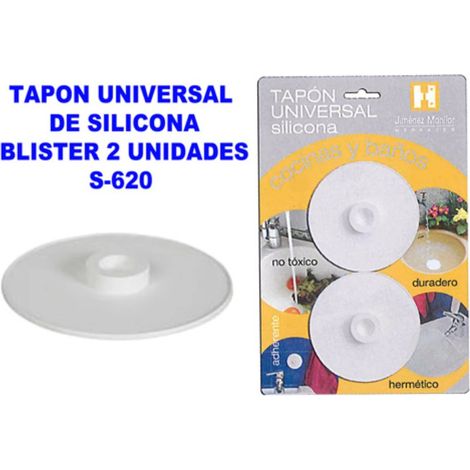 UNIVERSAL-SILIKON-STECKER 2 EINHEITEN BLISTER 620
