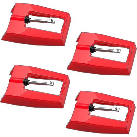 Aiguilles pour platine vinyle. lot de 4 aiguilles Technics. stylet de rechange pour platine vinyle LP (autres marques) (1/5)