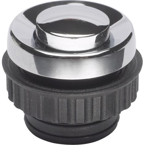Grothe 62054 Klingeltaster 1fach Chrom 12 V/1,5 A