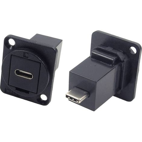 Adattatore XLR presa USB C su USB C Adattatore incasso CP30211X Cliff Contenuto: 1 pz.