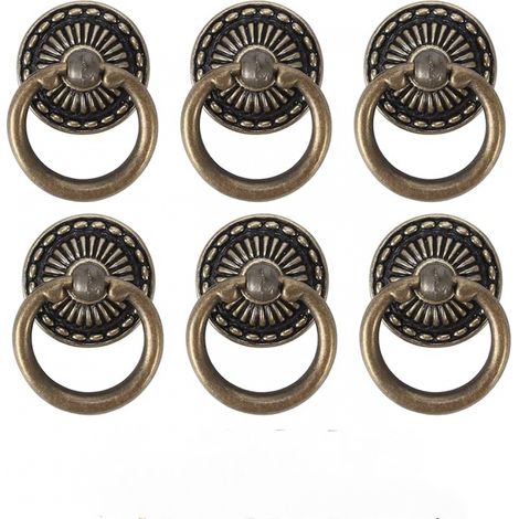 Ahlsen Stück Vintage-Möbelgriffe, antike Schubladengriffe, Bronze-Türgriffe für Möbel, Schränke, Kommoden, Schranktüren (1/5)