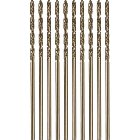 Perceuse Mèches 1,2mm M35 Haute Vitesse Acier 10Pcs (1/5)