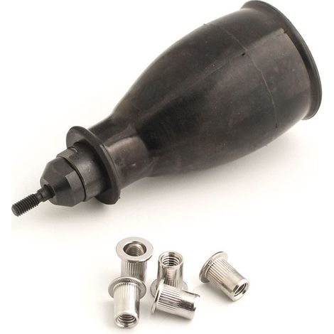 Adapterkit von Schrauber zu Nietmaschine mit Muttern M3 bis M8 SCELL-IT - NUTDRILL-KIT