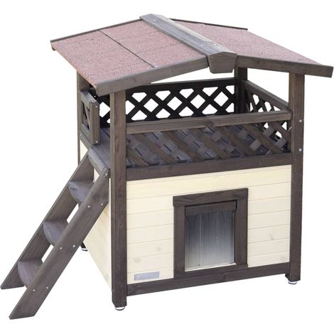 Casa para gatos - KERBL - 4-Estaciones Deluxe - 88 x 57 x 77 cm (1/5)