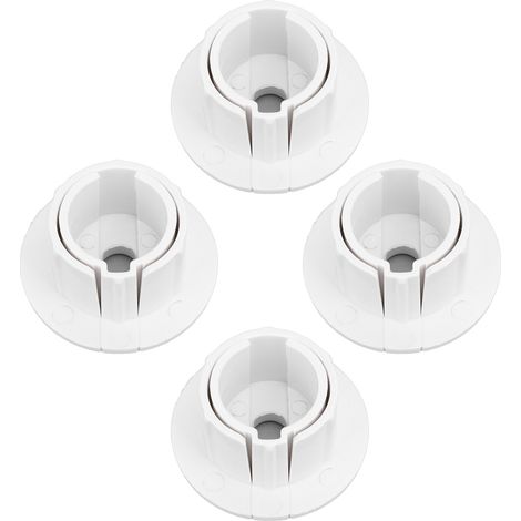 Lot de 4 passe-câbles muraux professionnels pour câble satellite Starlink, routeur Dishy et adaptateur Ethernet (blanc). (1/5)