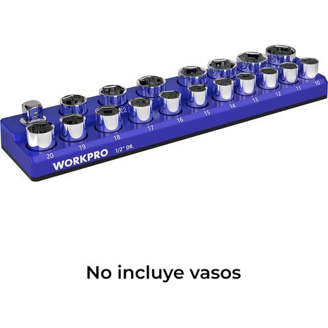 Organisateur Magnétique Douilles 1/2 Workpro Rangement Magnétique Solide Pour Douilles Standard 1/2 - Workpro