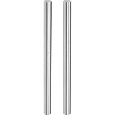 Rond Acier Tige, 10mm Diamètre 150mm Longueur, Haut Vitesse Acier Barre Stock Artisanat DIY Outil - Applications : pour Perceuse Tours Alésage Machine, 2-Pièces (1/5)