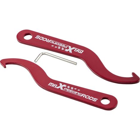 Pair 3 inch STEEL COILOVER DAMPER SHOCKS SPRING SLEEVE ADJUSTMENT SPANNER WRENCH (1/5)