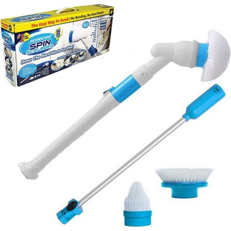 Brosse Rotative Rechargeable Sans Fil Pour Le Nettoyage Des Carreaux De La Salle De Bain (1/5)