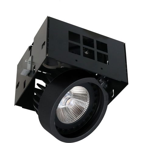 Empotrable techo tilt ATOLON LED COB 17W 2210lm CRI85 3000K 28º Negro