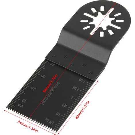 Lot de 20 lames multi-usages de 34 mm de diamètre pour les réparations et la découpe (1/5)