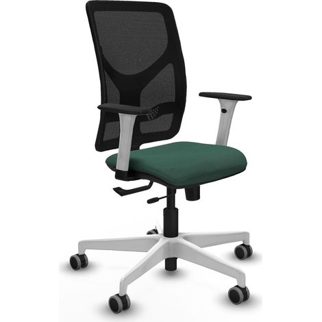 Silla de oficina piqueras y crespo Motilla brazos blancos soporte lumbar (1/2)