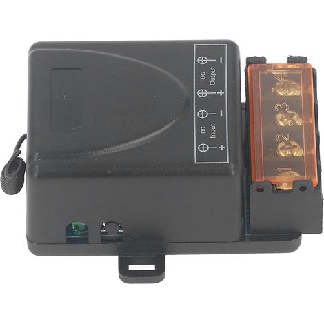 Interrupteur sans filcommande à distance pourauto relais coupure batterie 30A 12V-72V portée 100m fréquence 433MHz (1/5)