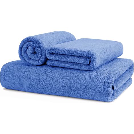 Asciugamani Salvietta Bagno In Morbida Spugna Modello Sophie Colore Blu Navy, misuraOspitecoloreBlu Navy (1/5)