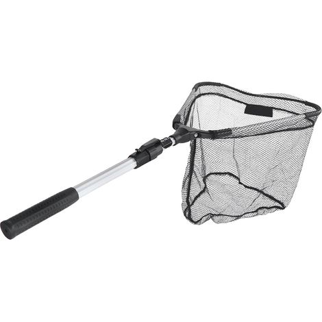 Épuisette télescopique triangulaire pliante en alliage d'aluminium étanche portable 95cm (1/5)