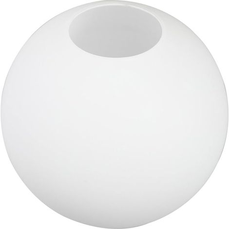 Round Frosted Glass Globe Lampshade 5.43 Inches Hole 2-6 cm for Ceiling Corridor and Bedside Lamp  Milky matt finish, soft light diffuser, for ceiling and wall light, spherical shape, robust, 1 unit (1/5)