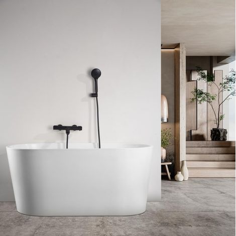 IMEX - grifo ducha y bañera termostático negro (1/3)