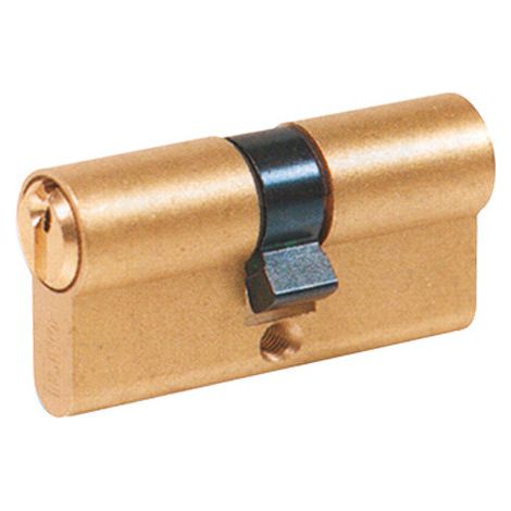 Cilindro ISEO central de 60 mm – latón con 5 pernos – pestillo antiextracción