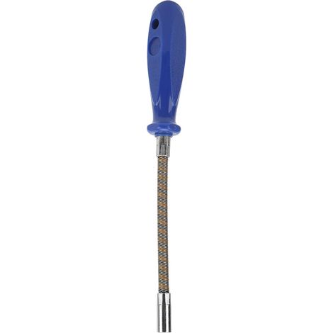 Tournevis hexagonal flexible de 7 mm, pilote de collier de serrage à douille hexagonale pliable à 90 degrés pour la réparation automobile (1/5)