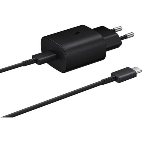 Samsung EP-TA800XBEGWW Caricabatterie rapido USB Type C nero (1/5)