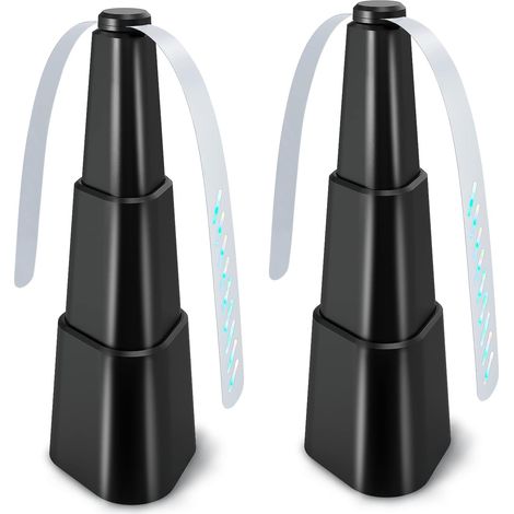 Ventilateur anti-mouches de table, ventilateur anti-mouches d'extérieur avec des feuilles douces pour repousser les mouches (1/5)