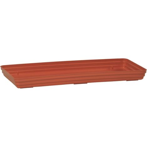 SOTTOFIORIERA CM 60X17 TERRACOTTA SET 5 PEZZI - ARCA (1/2)