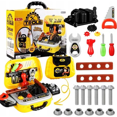 DIY-Werkzeugkasten-Geschenkset mit Koffer und Schlüsseln (1/5)