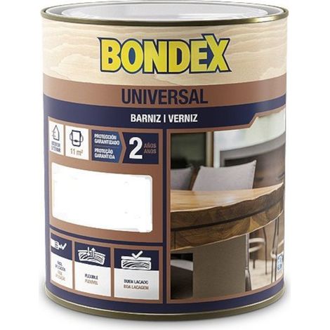 Bondex Barniz universal satinado Nogal 750 ml