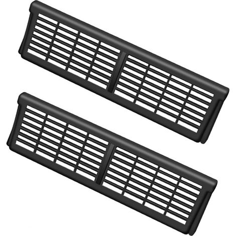 Juego de 2 cubiertas protectoras para salidas de aire del aire acondicionado bajo el asiento – rejilla de ventilación trasera, compatible con Tesla Model Y 2021–2023