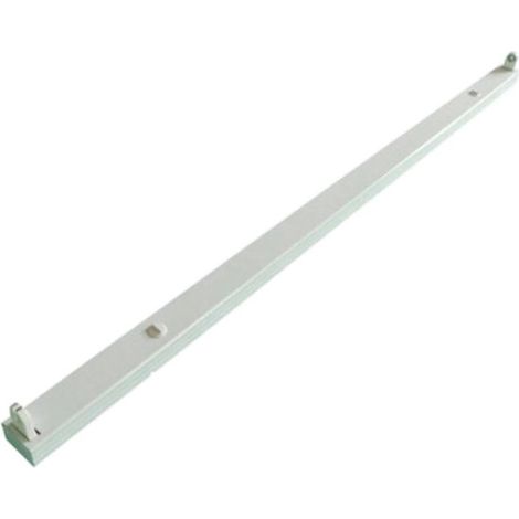 Luminaire fluorescent LED T8 - Aigi Dybolo - 120 cm (simple) - IP20 - Blanc mat - Acier