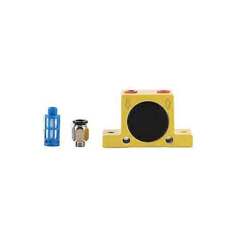 Pneumatischer Luftturbinenvibrator G1/8 Zoll, geräuscharm, vibrationsstark, Leistungsturbinentyp, pneumatischer Vibrator