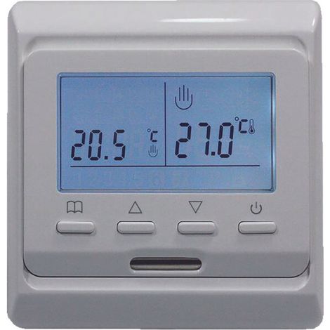 Cronotermostato con display a cristalli liquidi touch screen - Idrhaus