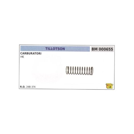 Ressort carburateur à membrane TILLOTSON HK 24B-374
