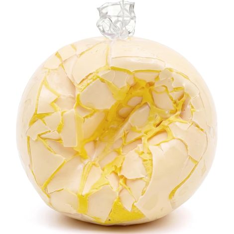 Balle Anti-Stress croquante, Jouet sensoriel crépitant Fait à la Main, balles à Presser Anti-Stress pour Adultes et Enfants, Jaune (1/5)