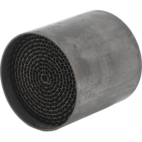 Pot d'échappement de moto avec catalyseur en acier inoxydable, silencieux central avant universel, 48 x 50 mm / 1,88 x 1,96 po (1/5)