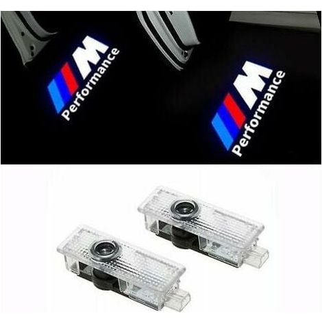RedBen UG 2pcs Welcome Light convient à Bmw Bmw Car Led Laser Projection Light Logo Door Light Modified Lighting Atmosphere Lightstyle 10