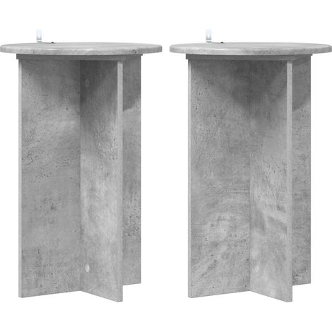 Maison Exclusive - Pflanzenständer 2 pcs Betongrau Ø40 x 60 cm Ho