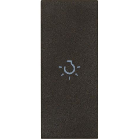 Tasto 1M Assiale Simbolo Luce Nero VIMAR 31000A.LG