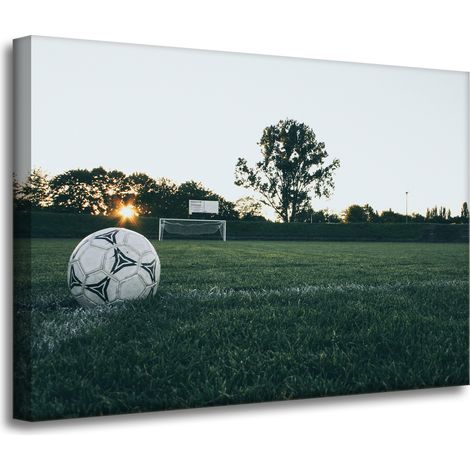 Lienzo impreso Fútbol juvenil 70x50 cm