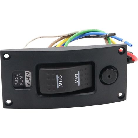 12-24V Bilgenpumpenschalter mit 85dB-Alarm – Niederspannungsaktivierung – Sicherheit für Boote und Wohnmobile (1/5)