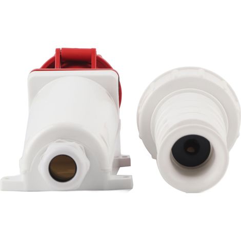 Prise et socle industriels aviation 380-415V 63A 5 broches 3P+N+E IP67 étanche connecteur pour extérieur (1/5)