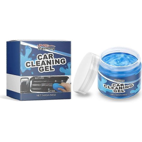 Gel nettoyant auto Rayhong - adhésif souple pour nettoyer les interstices intérieurs et les bouches d'aération multifonctionnelles pour l'entretien quotidien de la voiture.