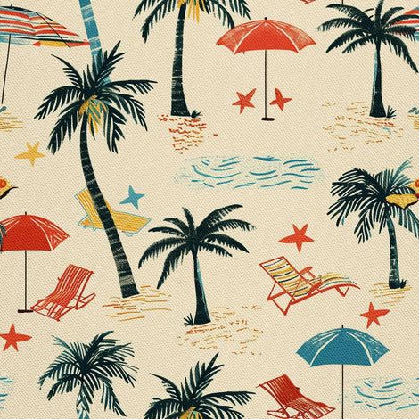 Decoffe Oxford exterior - Motiv Sommer  DX9293 (1/5)