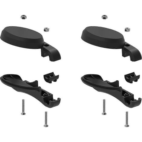 Support de selle de vélo dissimulé pour Airtag (lot de 2), étanche, compatible avec la plupart des rails de selle de vélo.