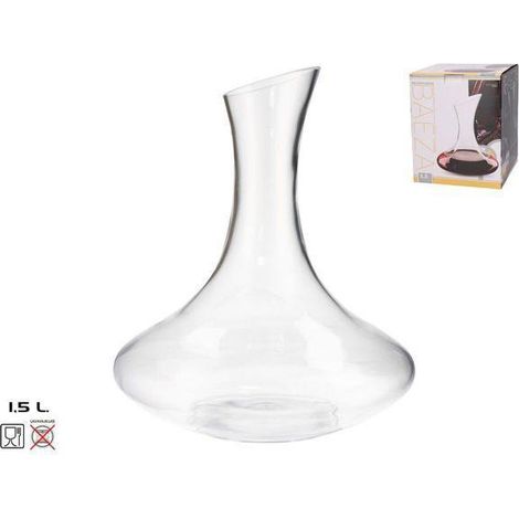 decantador de vino economico 1,5 ls cristal mod. baeza al mejor precio